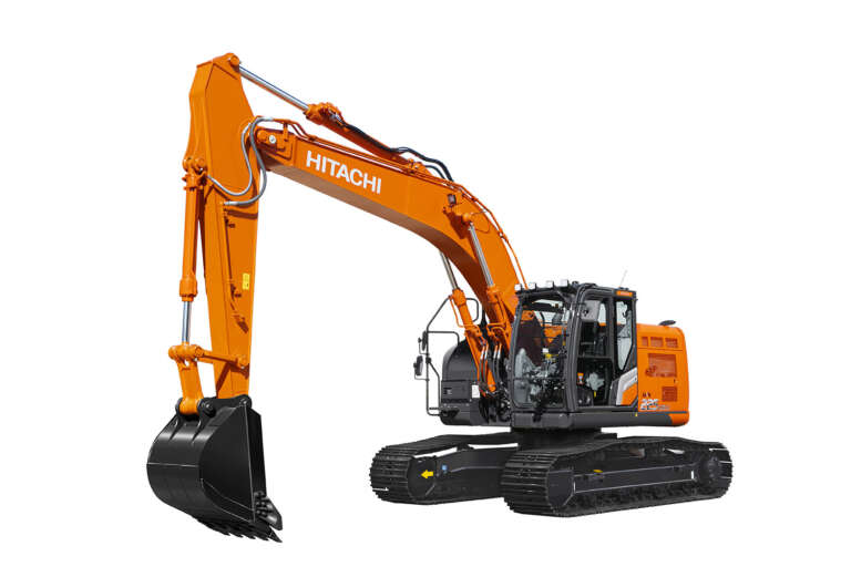 Hitachi ZX225USR-7 -kaivukone sivukuva