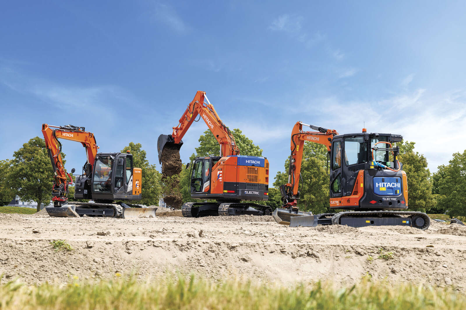 Hitachi sähkökäyttöiset kaivukoneet