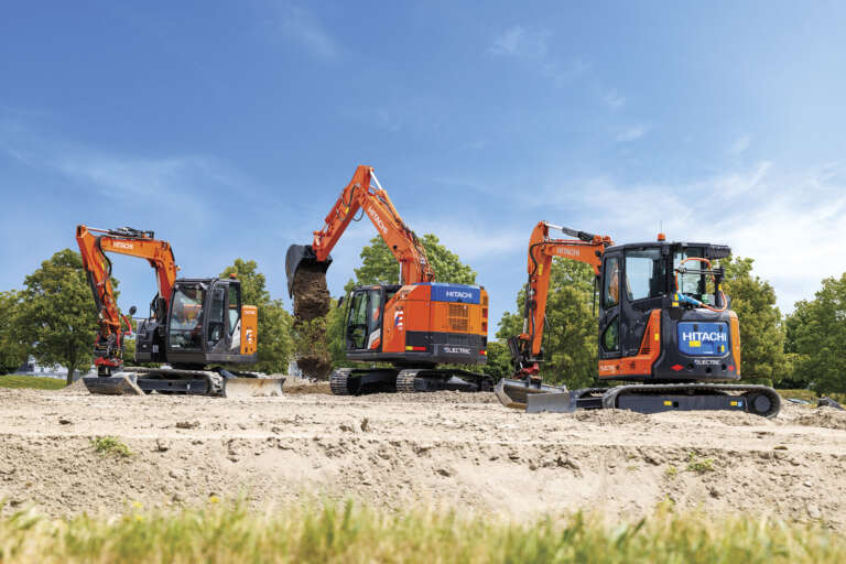 Hitachi sähkökäyttöiset kaivukoneet