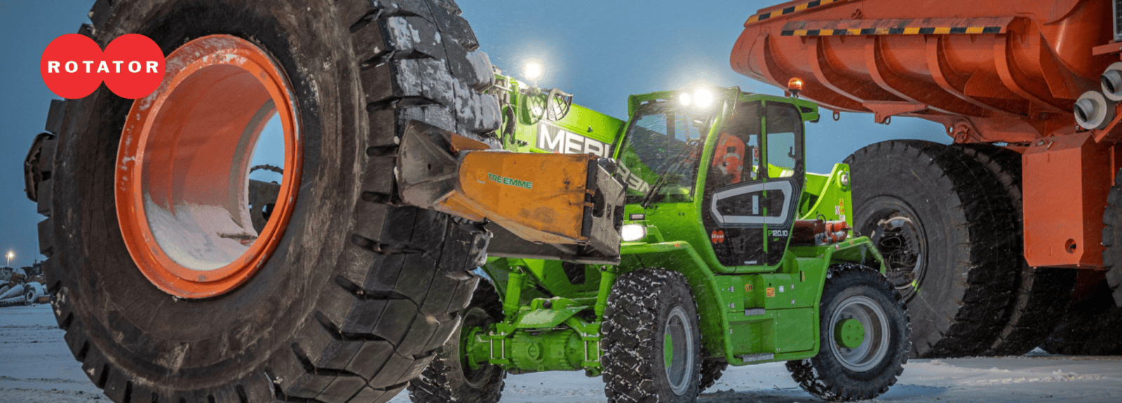 Materiaalinkäsittelykone ja Rotatorin kalustoa – työ konealan asiantuntijana