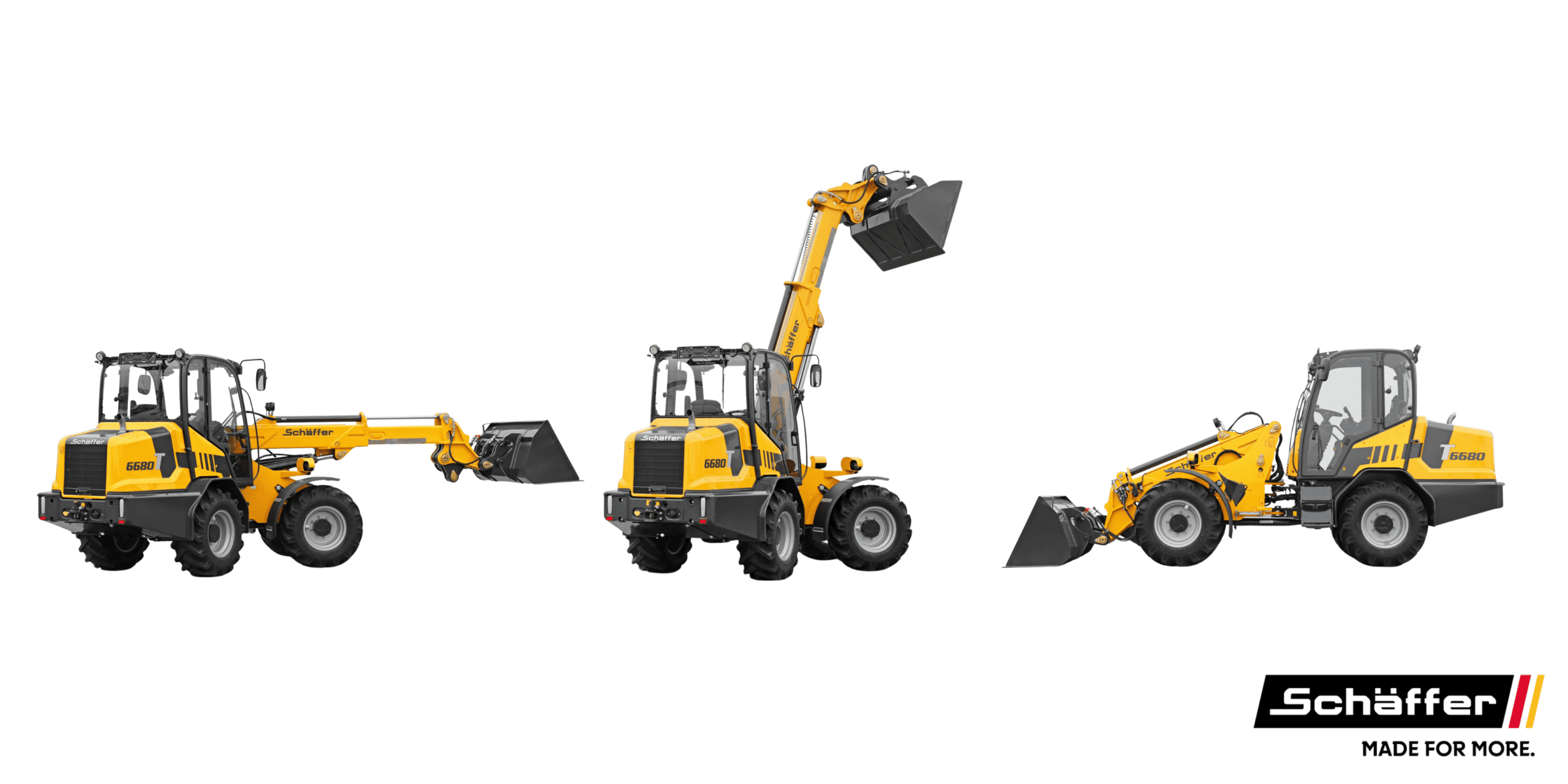 Schäffer 6680 Z-3 teleskooppipyöräkuormaaja – Rotator maahantuoja Suomessa