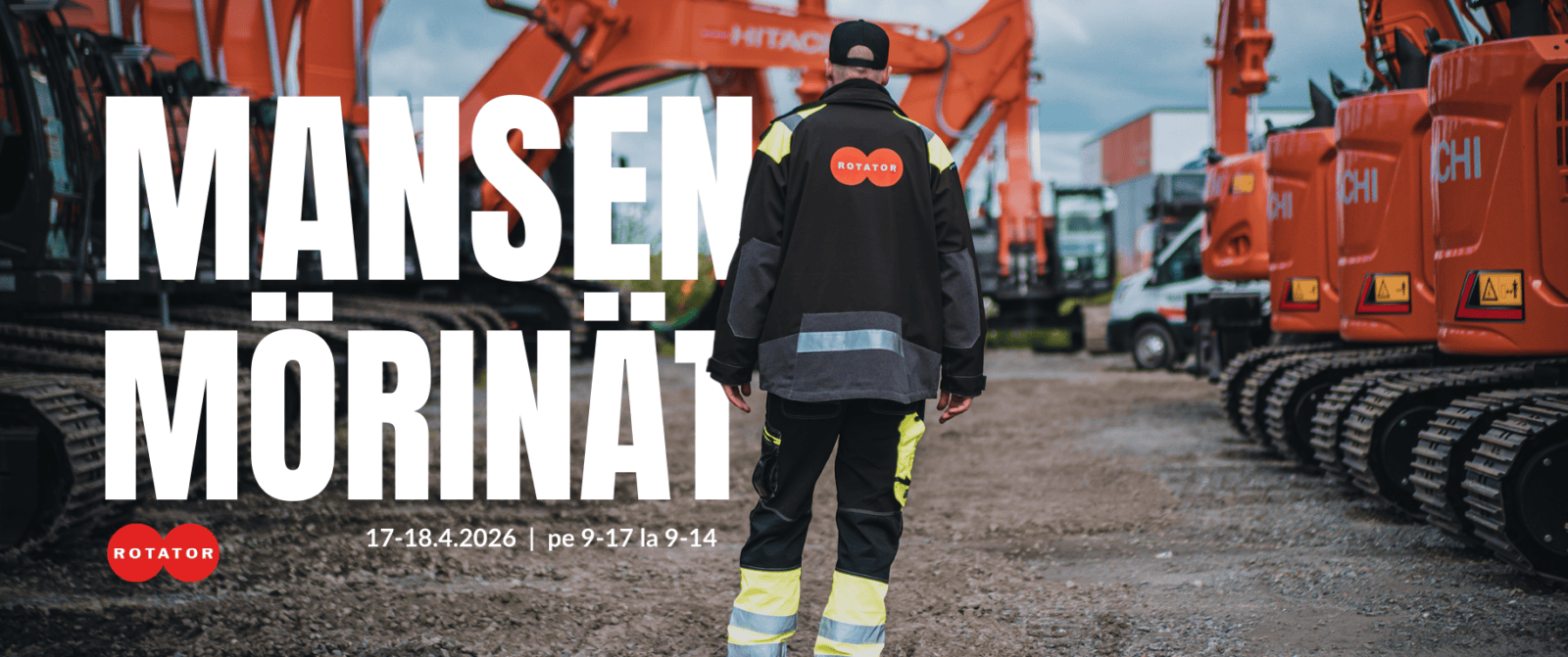 Mansen Mörinät 2026 – Rotatorin koneita esillä tapahtumassa